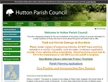 Tablet Screenshot of huttonsomerset.org.uk